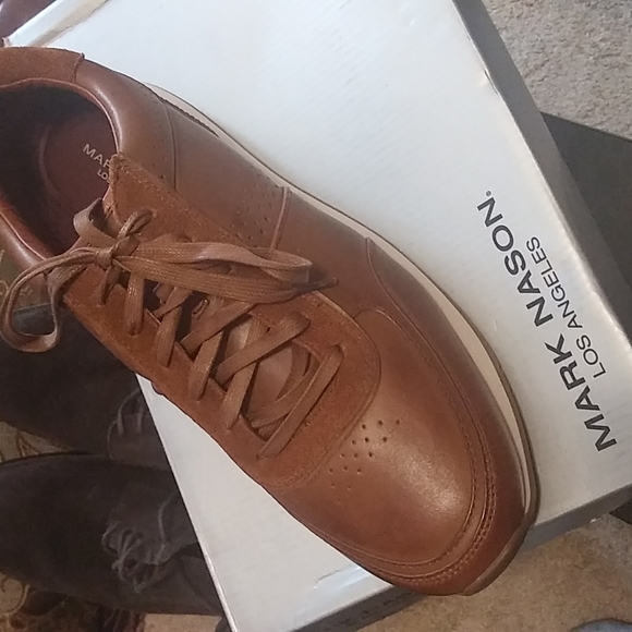 Mark Nason tan leather sneaker - Picture 3 of 3